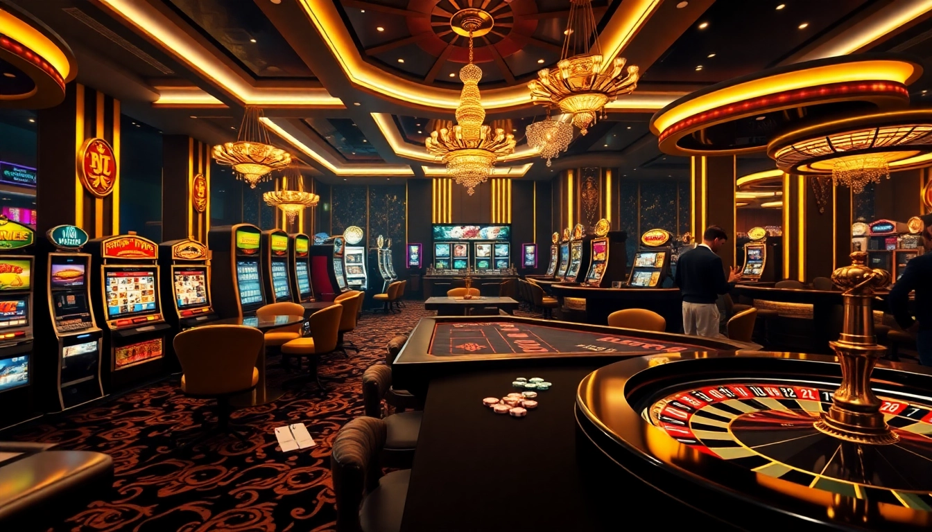 Experience the thrill of gaming at https://go88.finance/ with vibrant casino tables and luxurious slot machines.