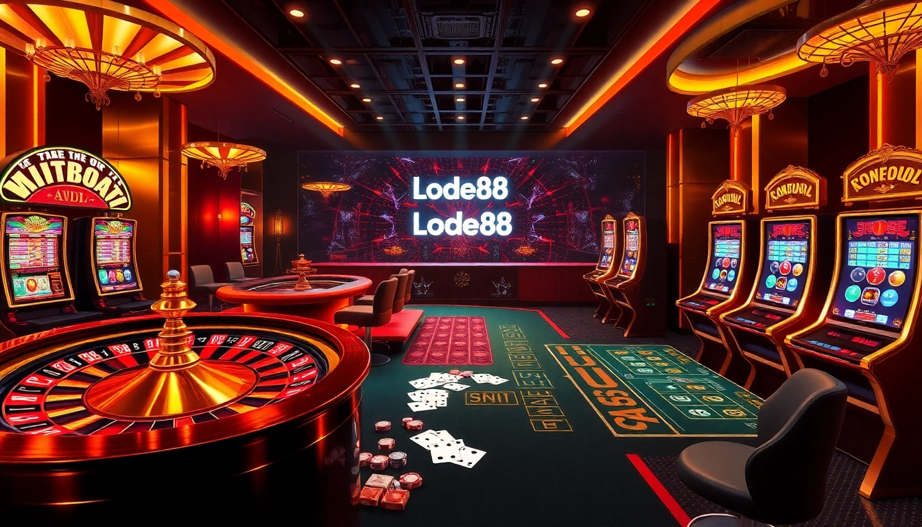Experience the thrill of winning at https://lode88.auction/ with vibrant casino games and high-stakes action.